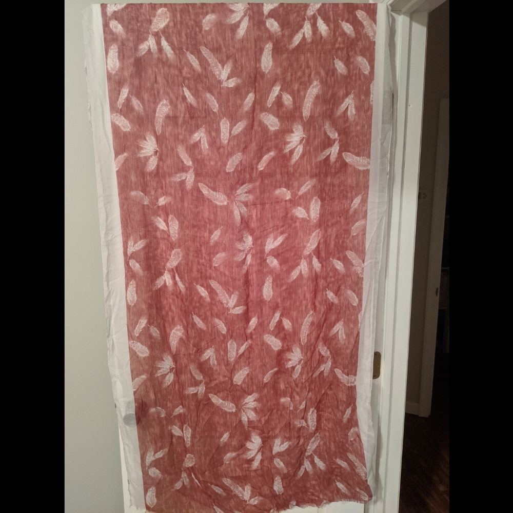Feather Print Scarf